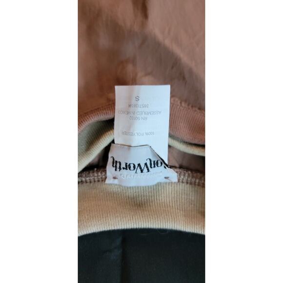 Bonworth 2 Piece Outfit Brown With Floral Embroidered Size Small, Top NWT - Picture 7 of 12